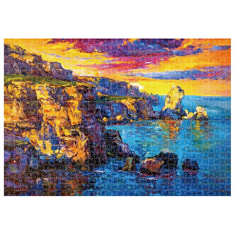 oil printing puzzle